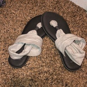 Grey Sanuk Sandals
